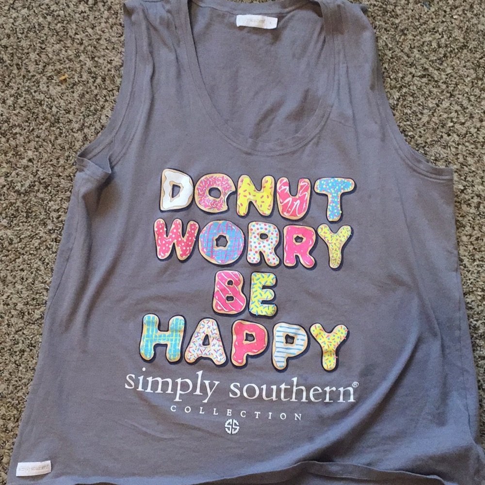 Simply southern tank top